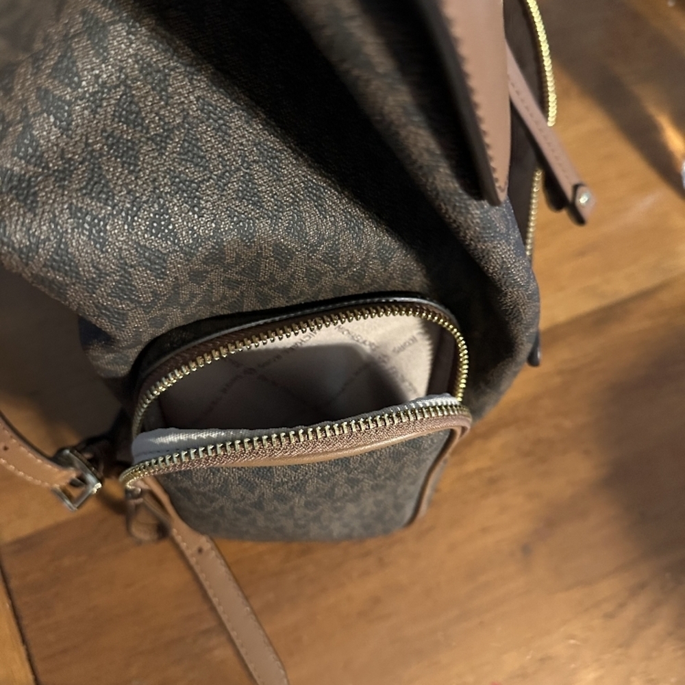 Michael Kors Brown and Tan Backpack - Picture 4 of 7